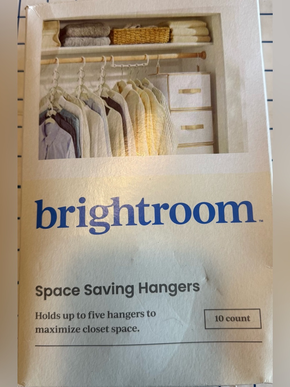 Brightroom Space Saving Hangers - White (10 Count)